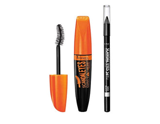 Rimmel ScandalEyes Curve Alert Mascara with ScandalEyes Waterproof Kohl Kajal Liner – 1 Set Combo