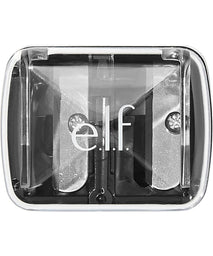 e.l.f., Dual-Pencil Sharpener, Convenient, Essential Tool, Sharpens, Easy To Clean, Travel-Friendly, Compact, Includes Bonus Small Sharpener