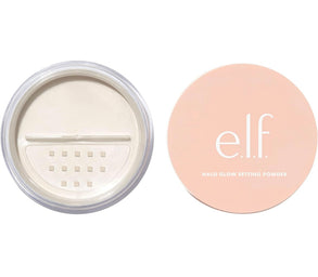 e.l.f., Halo Glow Setting Powder, Silky, Weightless, Blurring, Smooths, Minimizes Pores and Fine Lines, Creates Soft Focus Effect, Light, Semi-Matte Finish, 0.24 Oz