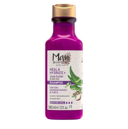 Maui Moisture Heal & Hydrate + Shea Butter Shampoo to Repair & Deeply Moisturize Tight Curly Hair with Coconut & Macademia Oils, Vegan, Silicone, Paraben & Sulfate-Free, 13 fl oz